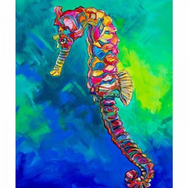 Order Seahorse Diy Paint By Numbers Kits