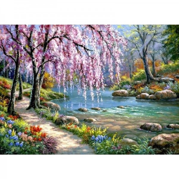 Landscape Nature Lake Diy Paint By Numbers Kits