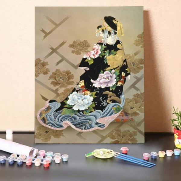 Paint by Numbers Kit-Japanese Classical Singer 1