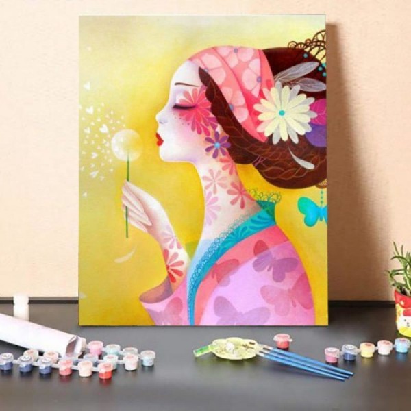 Paint By Numbers Kit-“Flora”