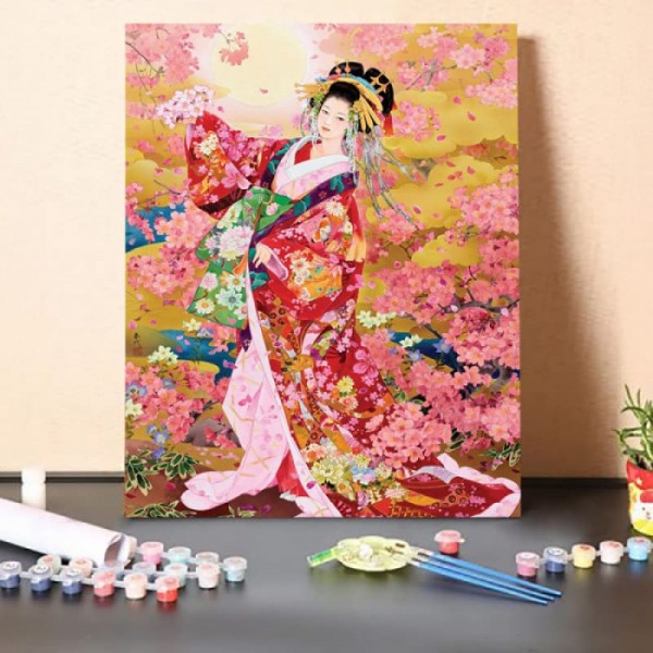 Paint by Numbers Kit-Japanese Singer