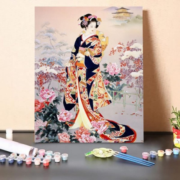 Paint by Numbers Kit-Japanese Classical Singer 10