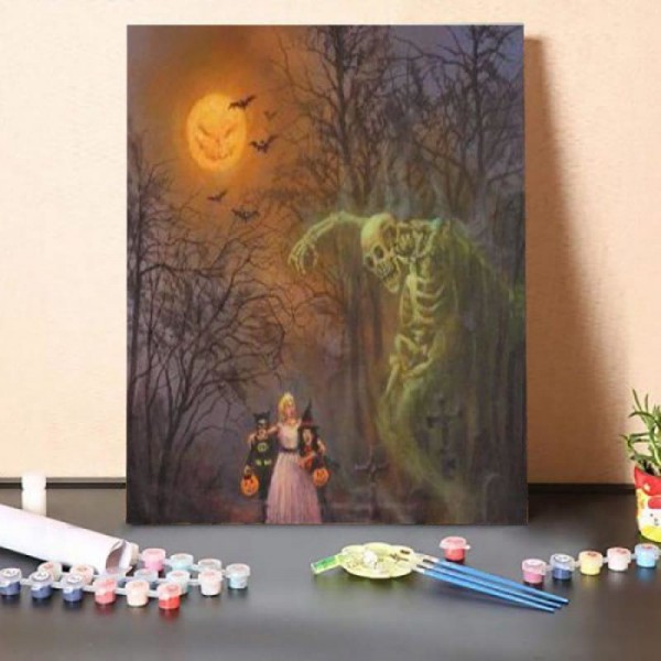 Paint By Numbers Kit – Halloween Spook