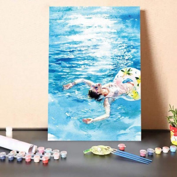 Paint By Numbers Kit-Lying On The Water