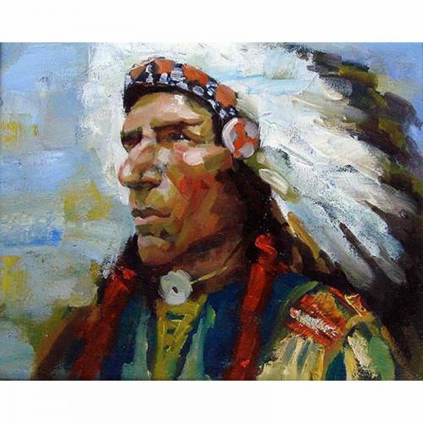 Buy Portrait Indian Style Paint By Numbers Kits