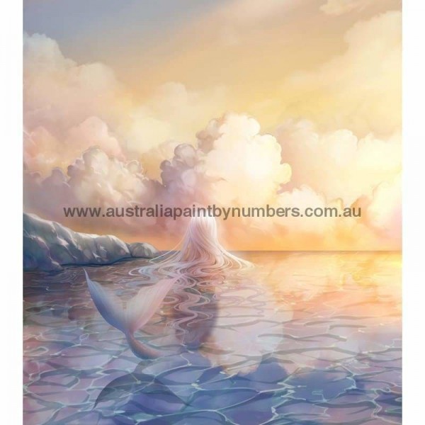 Buy Mermaid Diy Paint By Numbers Kits