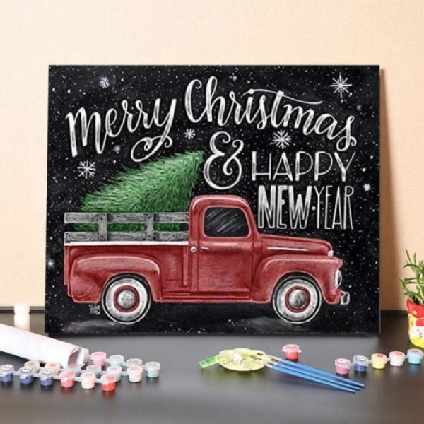 Happy New Year -Paint by Numbers Kit