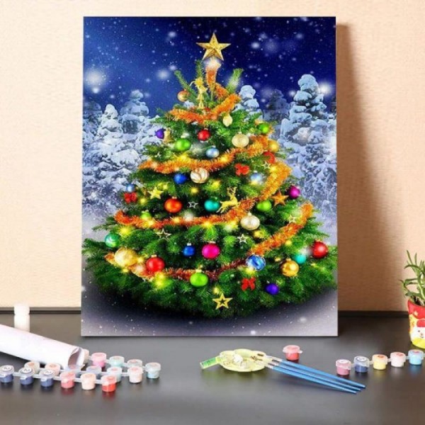Christmas Tree III-Paint by Numbers Kit