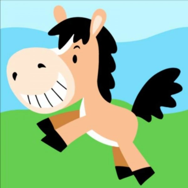Order Cartoon Animals Horse Diy Paint By Numbers Kits