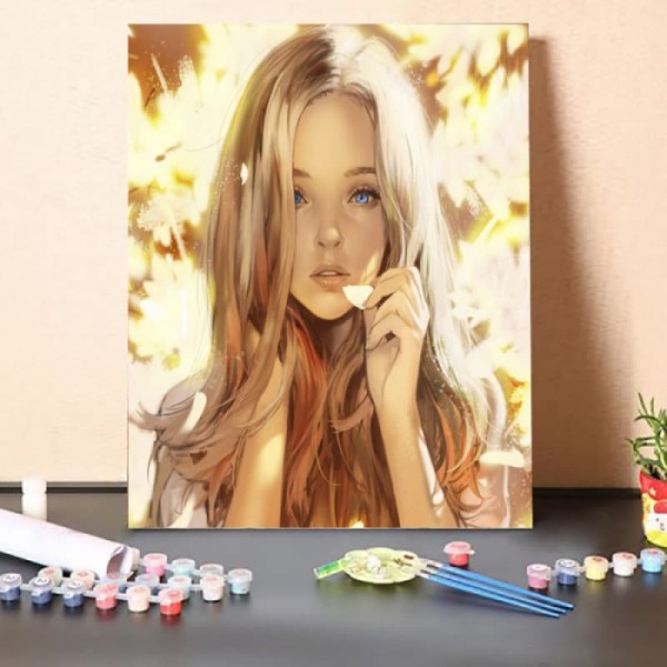 Paint by Numbers Kit-Golden Girl