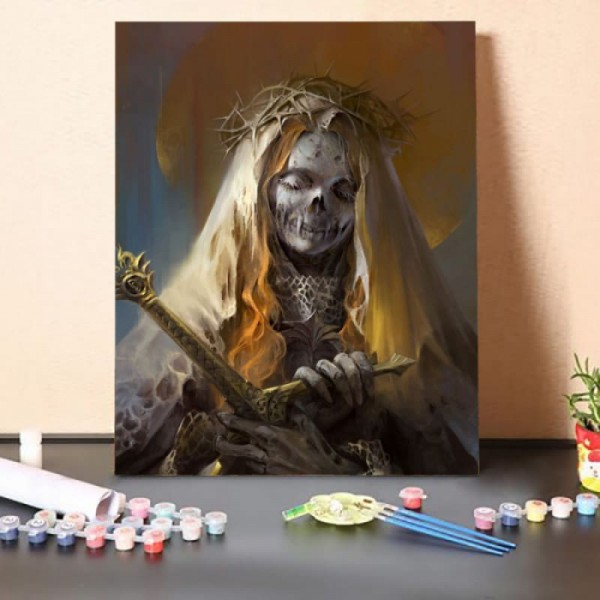 Paint by Numbers Kit-Dead Beauty