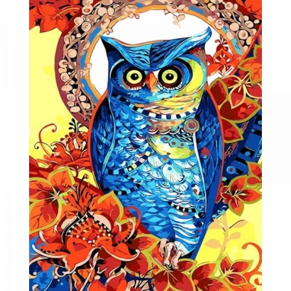 Colorful Owl Animal Diy Paint By Numbers Kits