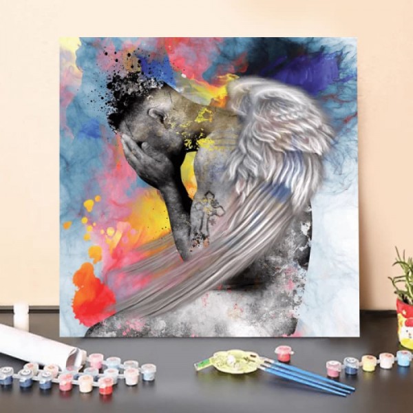 Paint by Numbers Kit-Silent angel