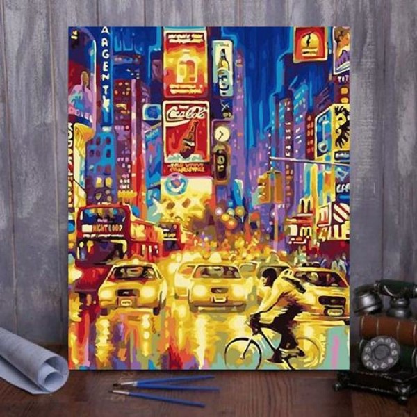 New York Times Square Paint By Numbers Kit